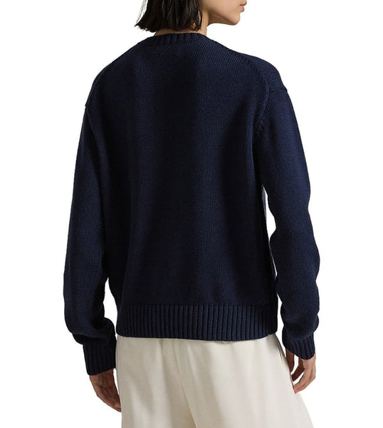 Polo Bear Cotton Crewneck Jumper