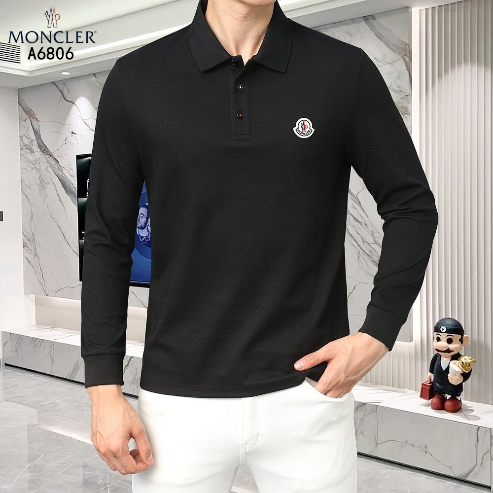 Men Classic Long-Sleeve Polo  Premium T-shirt