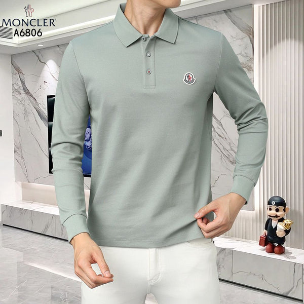 Men Classic Long-Sleeve Polo  Premium T-shirt