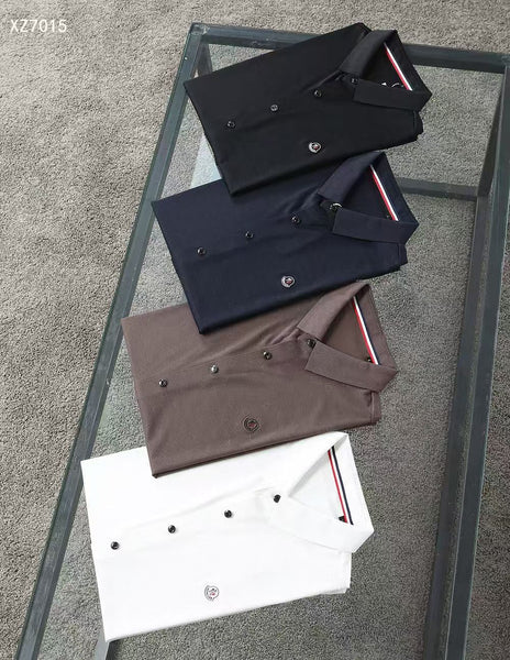 Luxury Patched Logo Regular Fit  Half Sleeve Shirt