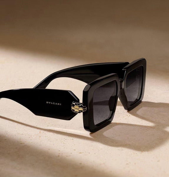 Premium Women’s Oversized Square Brand Sunglasses with Signature Logo Detailing