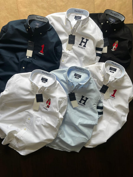 Luxury Men  Embroidery Logo Shirt