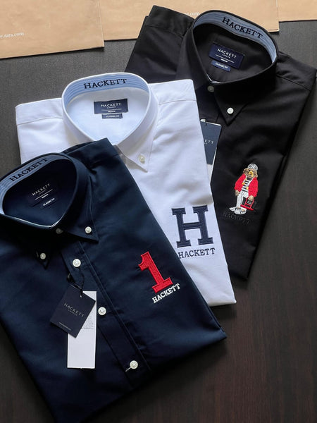 Luxury Men  Embroidery Logo Shirt