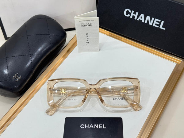Premium Oversized Square Transparent Eyeglasses Luxury Designer Frame