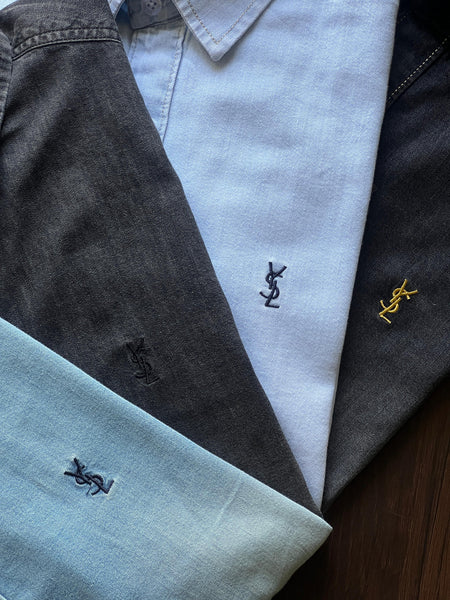 Luxury Branded Denim Shirt