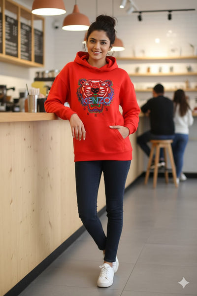 Branded Hoodie Iconic Streetwear with Bold Embroidery