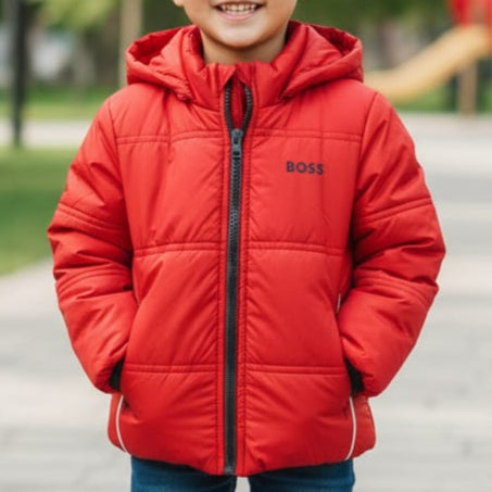 Luxury  Kids Boys Puffer Jacket with Hood