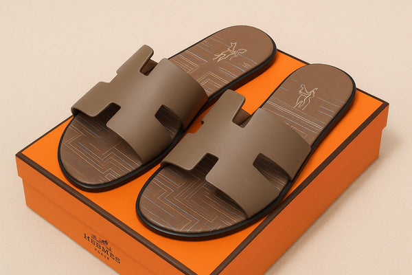 Luxury Oran Sandals – Classic H-Cut Slip-On