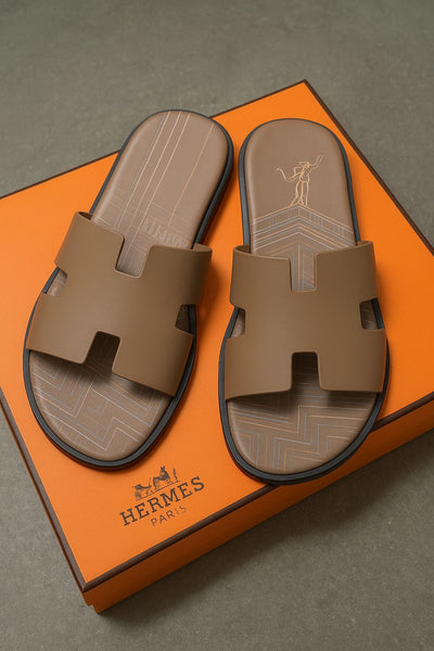 Luxury Oran Sandals – Classic H-Cut Slip-On