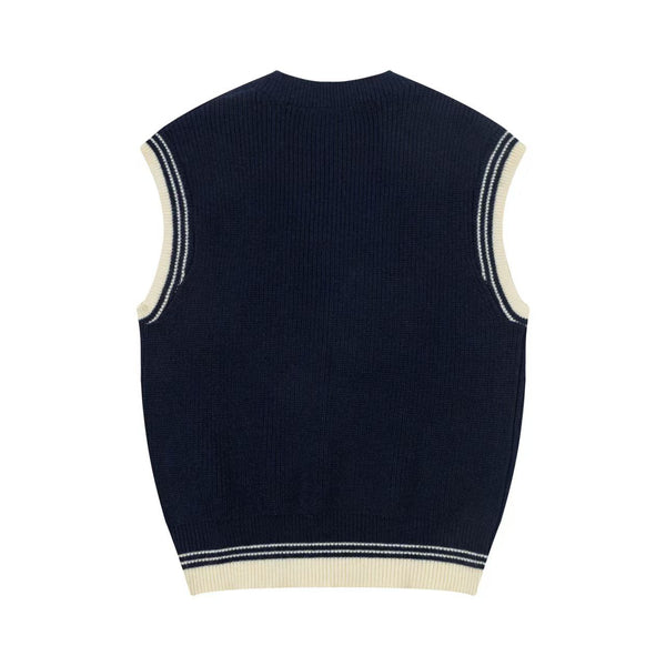 V-Neck Pullover Sweater Vest – Premium Knitwear