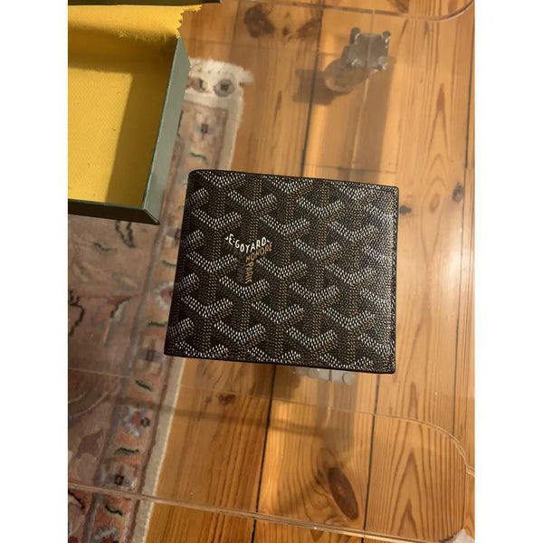 Premium Black Monogram Wallet