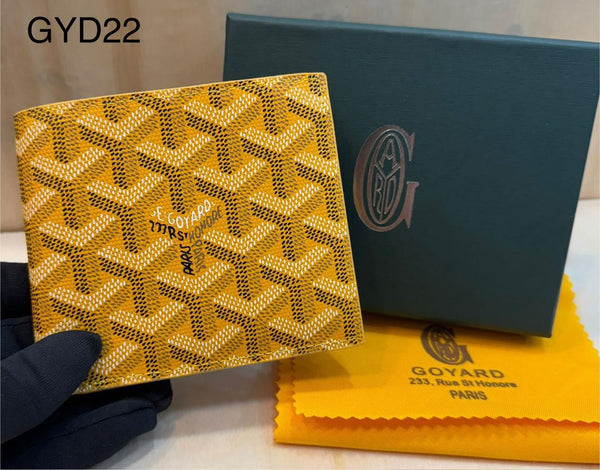 Premium Yellow  Monogram Wallet