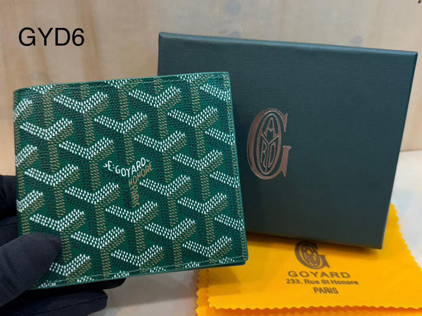 Premium Green Monogram Wallet