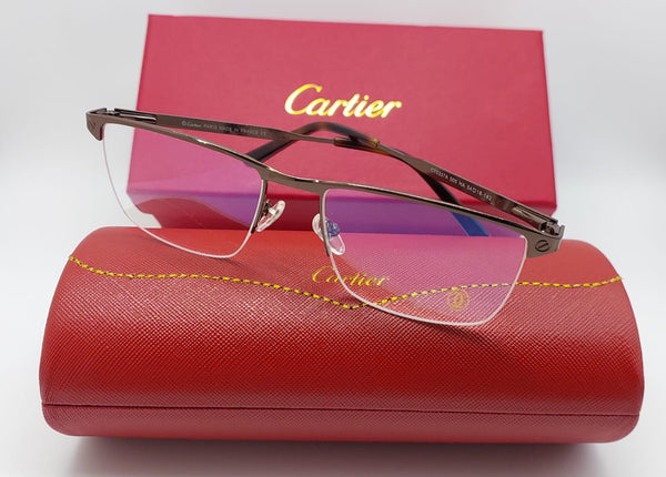 Branded  Rimless Eyeglasses – Luxury Optical Frame