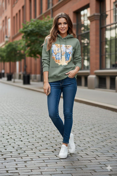 Luxury New Edition Ricky Bear Fleece Hoodie