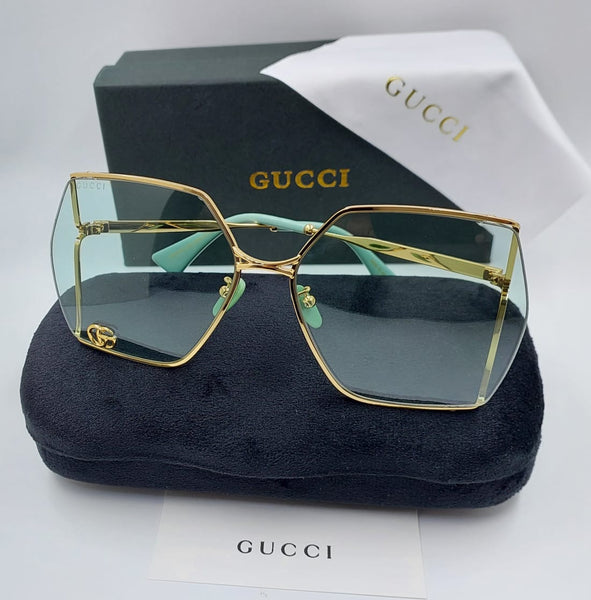 Oversized Geometric Sunglasses  Luxury Gold & Silver Frame Collection