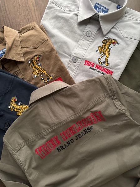 Embroidered Tiger Shirt  Premium Streetwear Icon