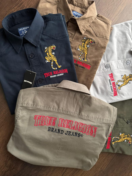 Embroidered Tiger Shirt  Premium Streetwear Icon