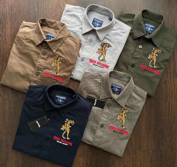 Embroidered Tiger Shirt  Premium Streetwear Icon