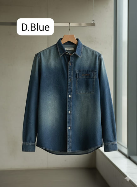 Classic Blue Denim Shirt – Effortless Casual Style