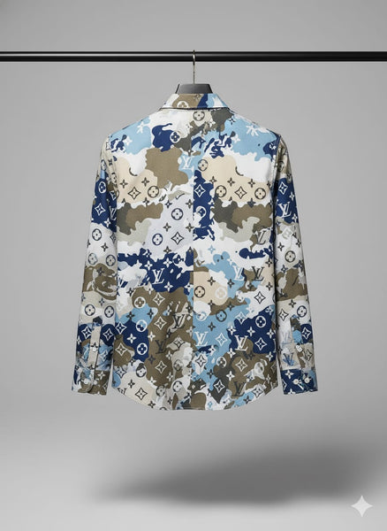 Luxury Men’s LV monogram Clouds Designer Shirts