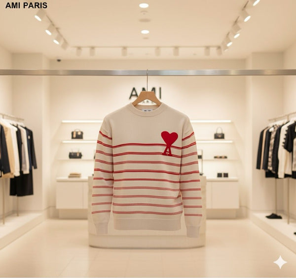 Stylish Stripe Design Sweater