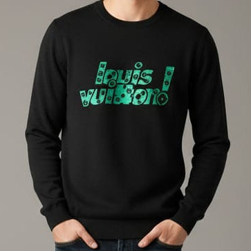 Premium Black Graphic Sweatshirt for Men