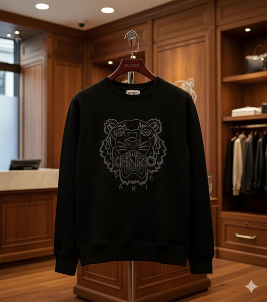 Premium Tiger Embroidered Sweatshirt