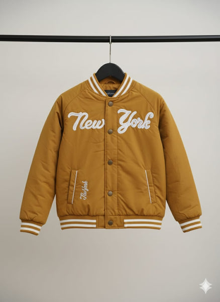 Trendy Mustard Jacket for Kids Cozy Winter Style