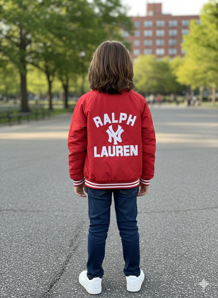 Trendy Red Jacket for Kids Cozy Winter Style