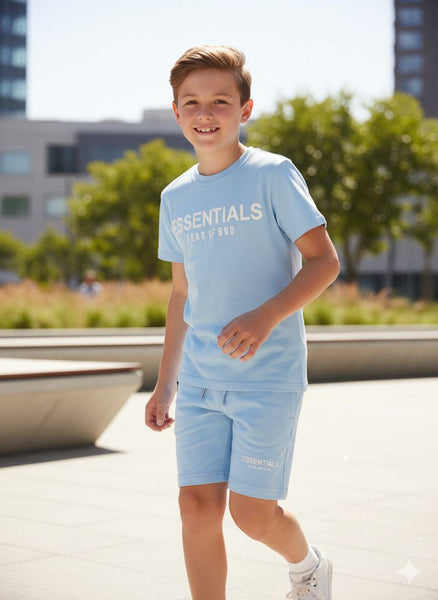 Teal Essentials Kids Co-ord Set  Casual Comfort with Trendy Vibes