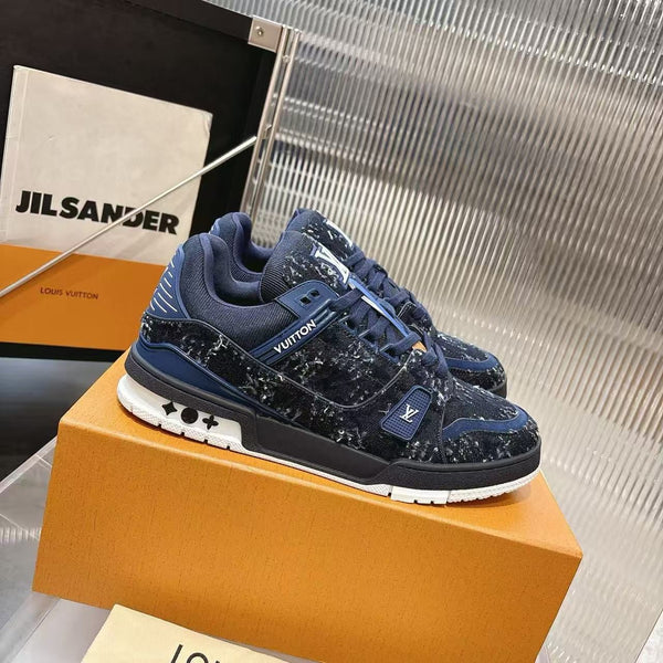 Branded Blue Luxurious Trainer Sneaker