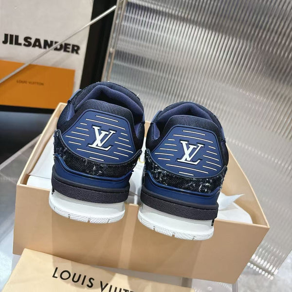 Branded Blue Luxurious Trainer Sneaker