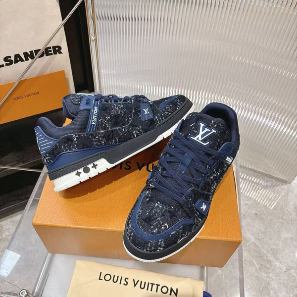 Branded Blue Luxurious Trainer Sneaker