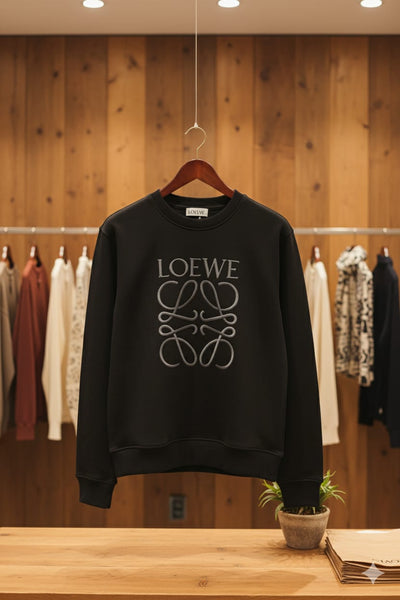 Premium Brand Signature Logo Sweatshirt