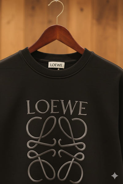 Premium Brand Signature Logo Sweatshirt