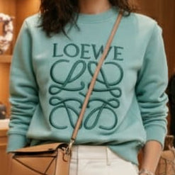 Premium Brand Signature Logo Sweatshirt