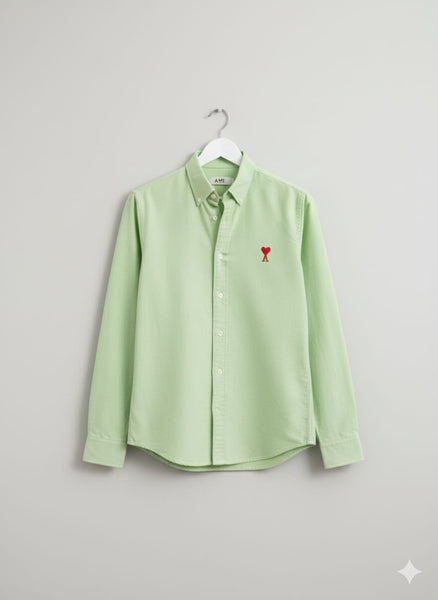 Exclusive Embroidered  Logo Button Dorn Collar Branded Shirt