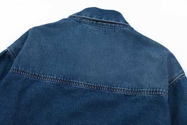 Premium Initial Brand Logo denim Shirt