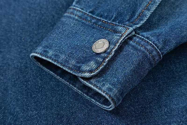 Premium Initial Brand Logo denim Shirt