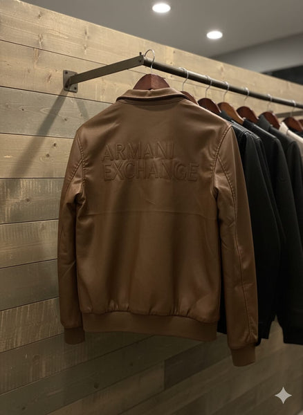 Elegant  Premium Zip-Up Leather Jacket