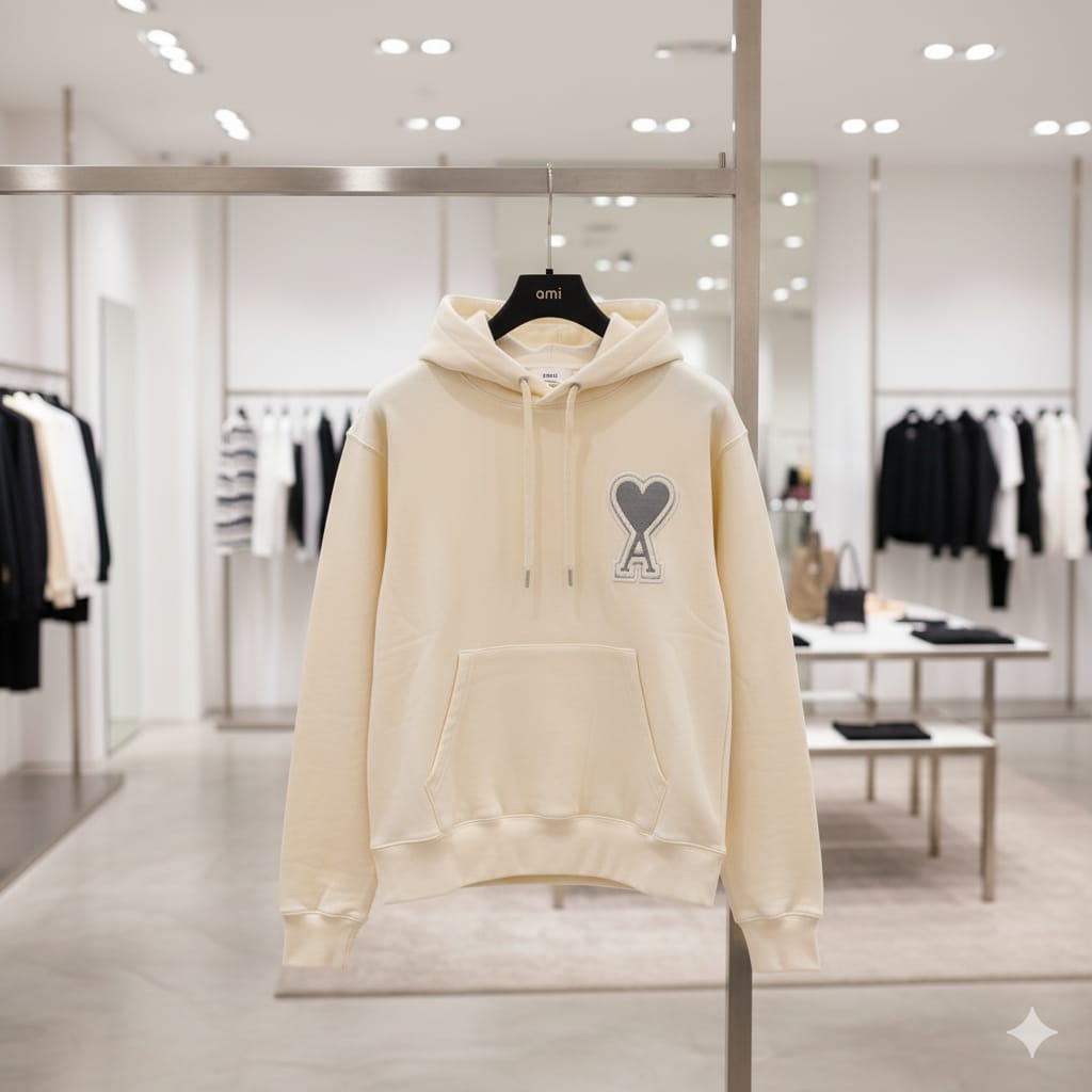 Exclusive Branded Hoodie with Heart-A Chest Logo