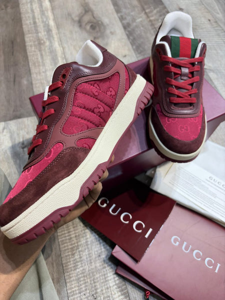 Premium Monogram-Embossed Sneakers