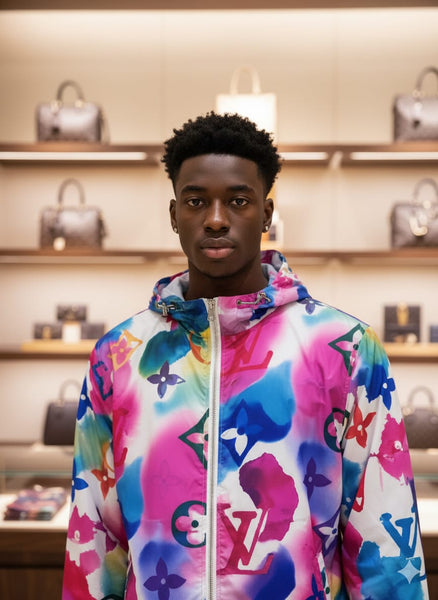 Luxury Multicolor Monogram Windbreaker