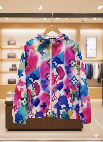 Luxury Multicolor Monogram Windbreaker