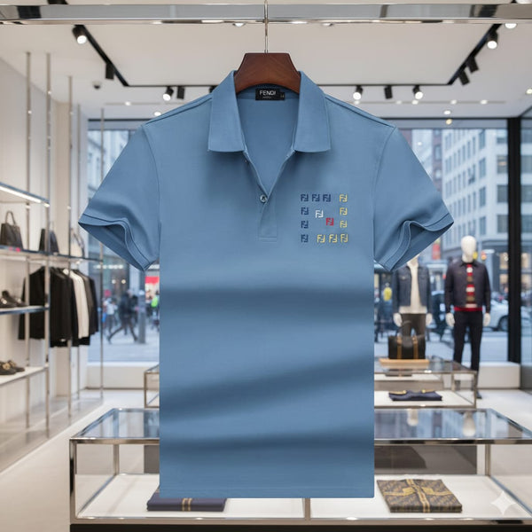 Premium Square Embroidered Logo Polo T-shirt