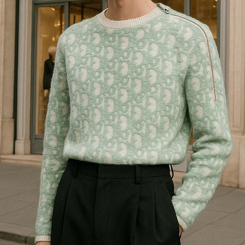 Brand Logo Oblique Sweater