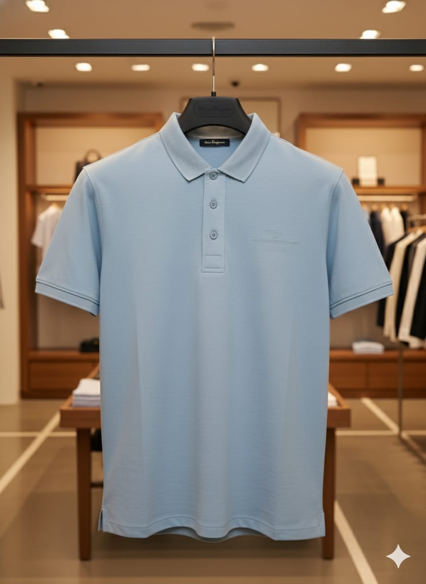 Premium Embroidered Logo Polo T-shirt