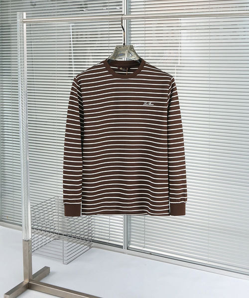 Classic Striped Crewneck Pullover