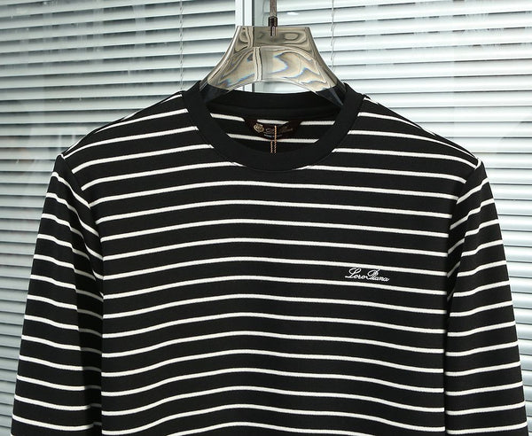 Classic Striped Crewneck Pullover